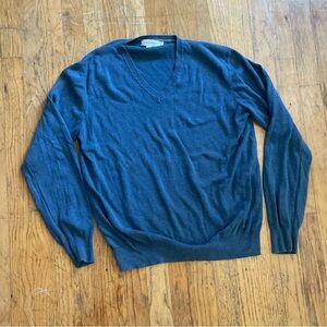 Calvin Klein simple blue lightweight sweater Sz Medium